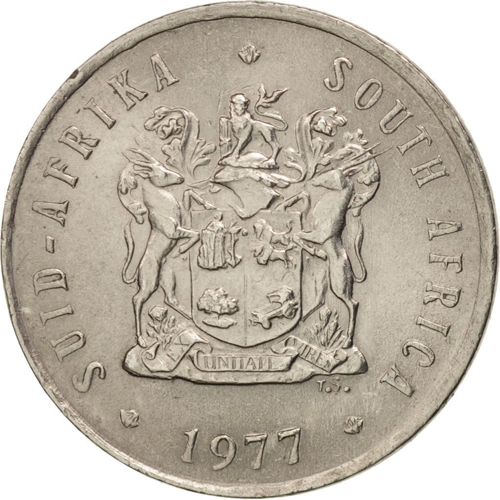1977 Five (5) cent South African coin | eBay