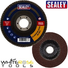 Sealey Flap Disc Aluminium Oxide Ø100mm Ø16mm Bore 80Grit