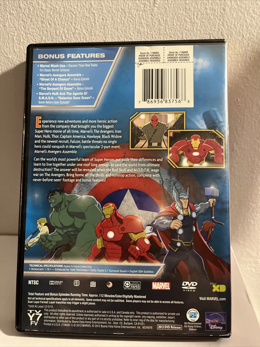 Marvel's Avengers Assemble: Assembly Required (DVD, 2013