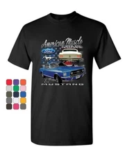 Ford Mustang Shelby 1967 GT T-Shirt American Made Muscle Cars Mens Tee Shirt