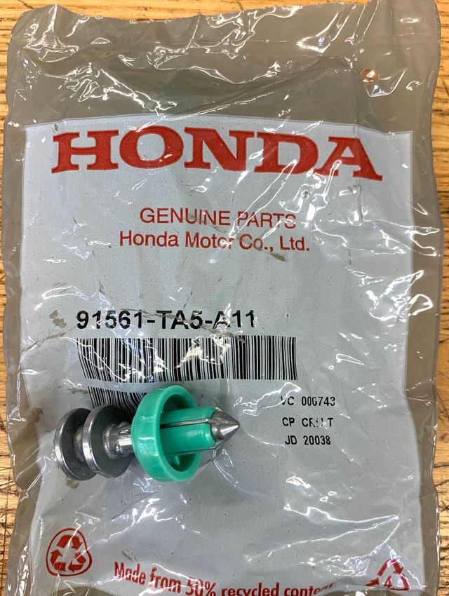じょうた Genuine Honda Upper Center Pillar Trim Clip 91561-TA5-A11 | 1 Year