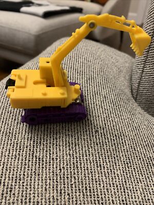 Vintage Original G1 Transformers Decepticon Construction Excavator figure toy
