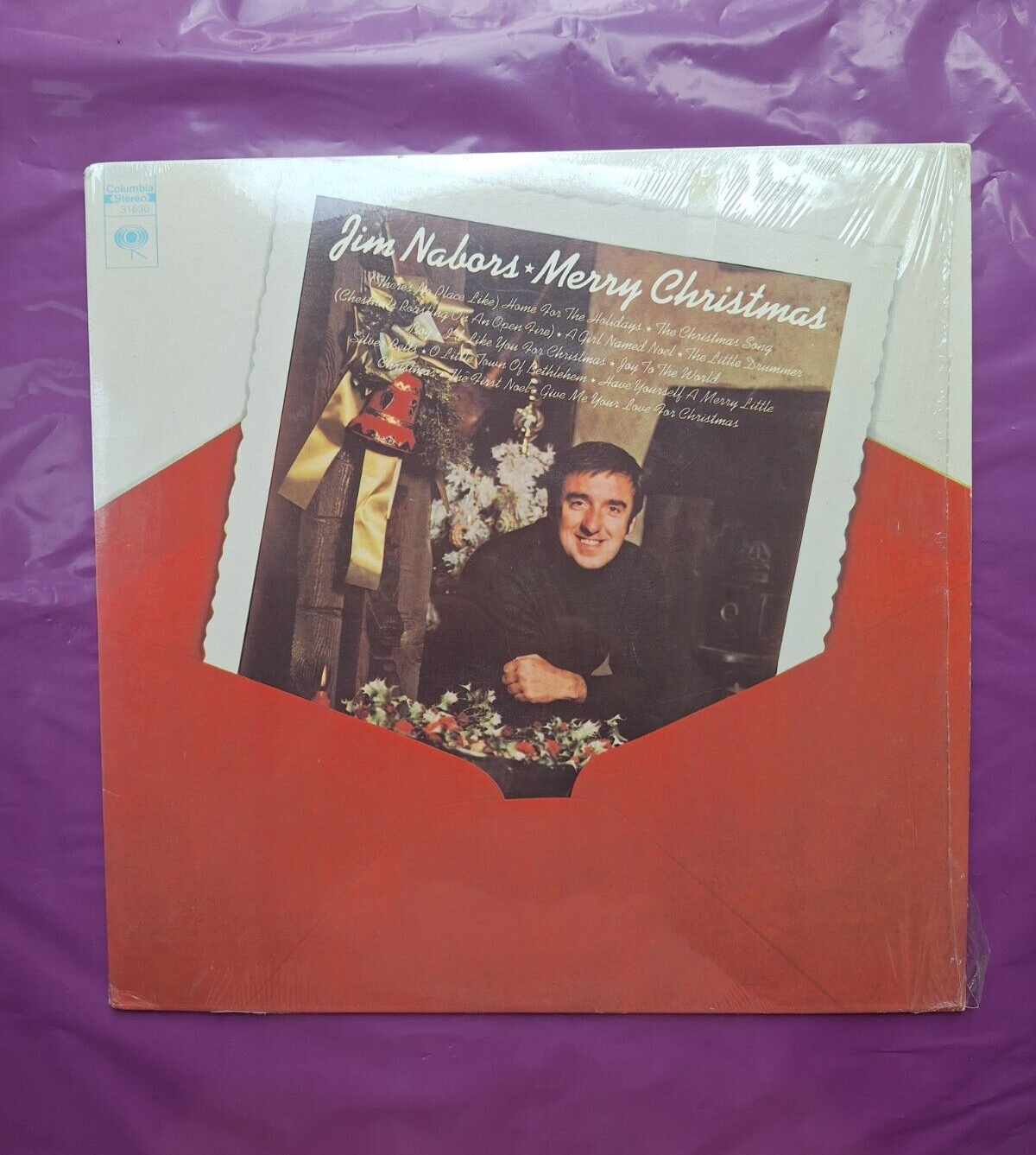 Jim Nabors Merry Christmas Vinyl LP 1972 KC 31630 Open Shrink