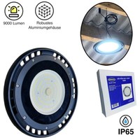 Led Hallenbeleuchtung 9000 Lumen Industrielampe Hallenstrahler Hallenleuchte
