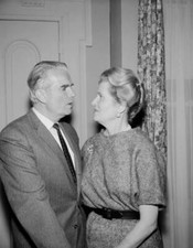 Kent Smith, Edith Atwater Appearing In Peyton Place 1960S Old Tv Photo 4