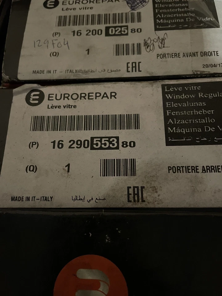 RENAULT SCENIC MK 2 WINDOW REGULATOR REAR LEFT PASSENGER W/O MOTOR 2003 ON - Image 2 of 2