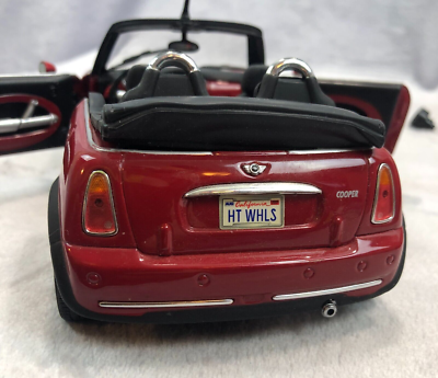 Mattel HOT WHEELS 1:18 B6048 Mini Cooper Cabrio Red Opened Box | eBay