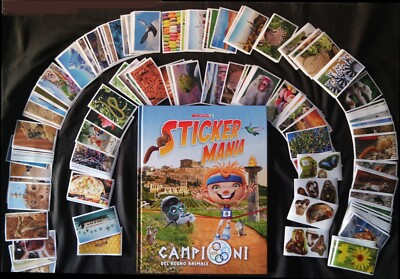 Animal Kingdom Champions Album & Complete Figure Set Stickermania, Despar