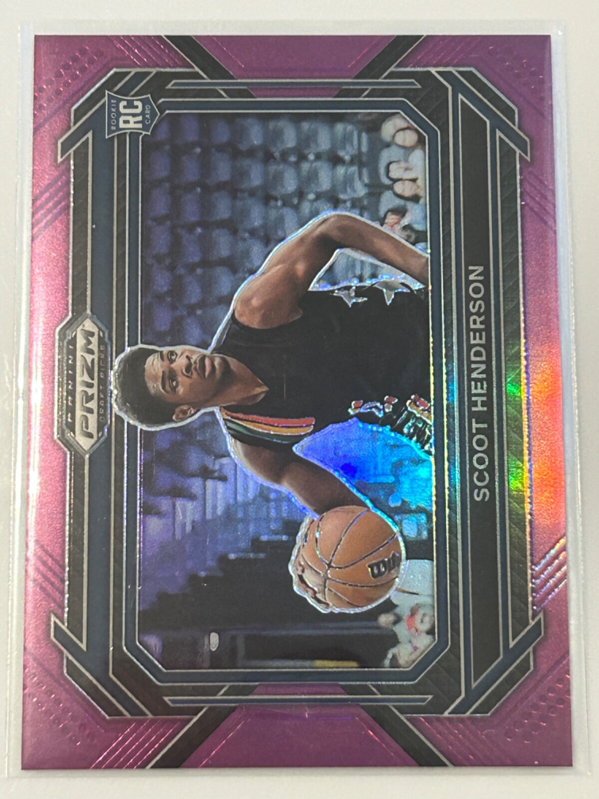 Scoot Henderson #/75 Panini Prizm Draft Purple Variacion 2023 RC.