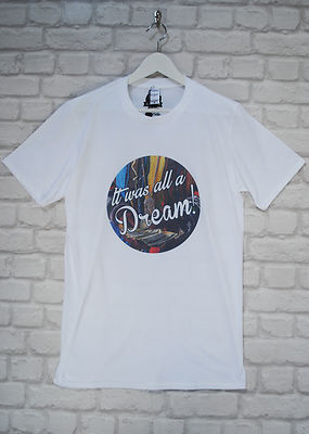 Actual Fact Biggie It Was All A Dream Coogi Hip Hop weiß Rundhals Tee T-Shirt