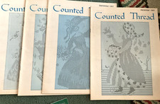 Counted Thread Society of America CSGA Newsletter Lot Of 4 Year 1981 Used