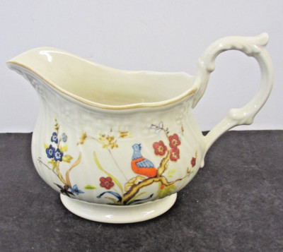 PATTERN SHANGRI-LA D 1001 BIRD FINE IVORY BY MIKASA CREAMER 3 1/2 INCH 10 OZ