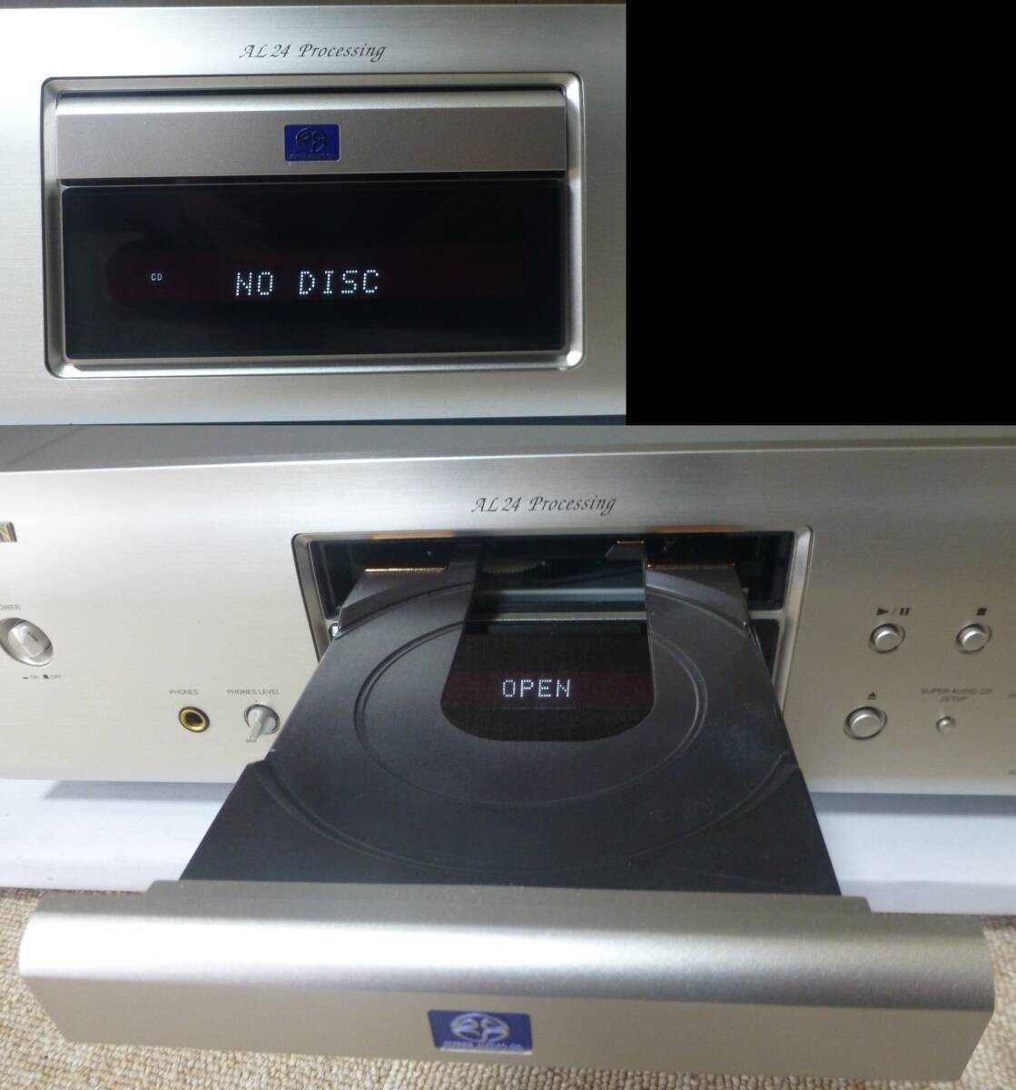 Denon DCD-1500AE Super Audio CD Player SACD Good Working w Denon DCD-1500AE Super Audio CD Player SACD Good Working w
