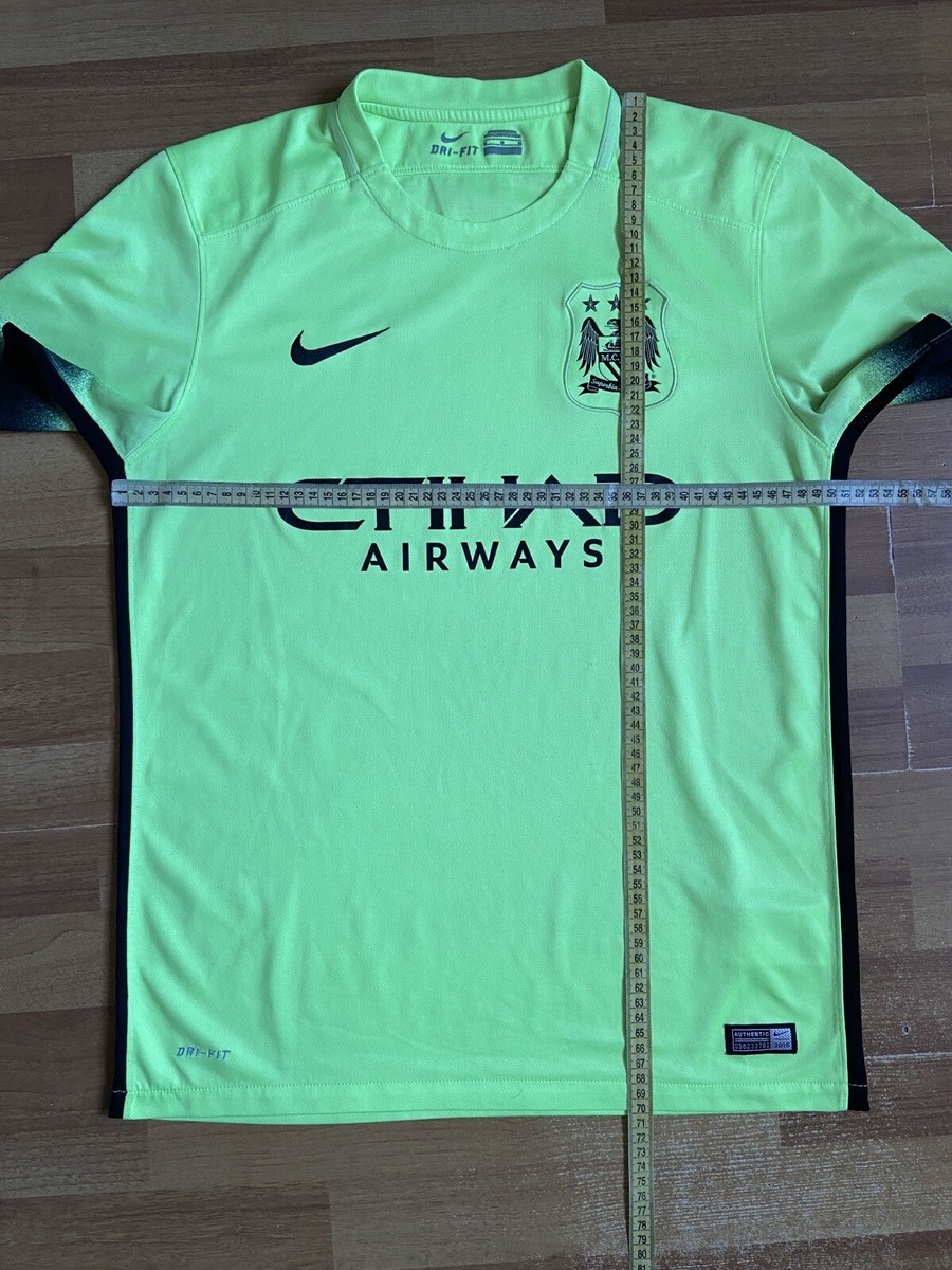 MANCHESTER CITY 2015 2016 THIRD FOOTBALL SHIRT SOCCER JERSEY NIKE