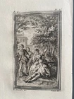 Meeting of 23 Original Engravings by Gravelot, Eisen and Others, 18th Century