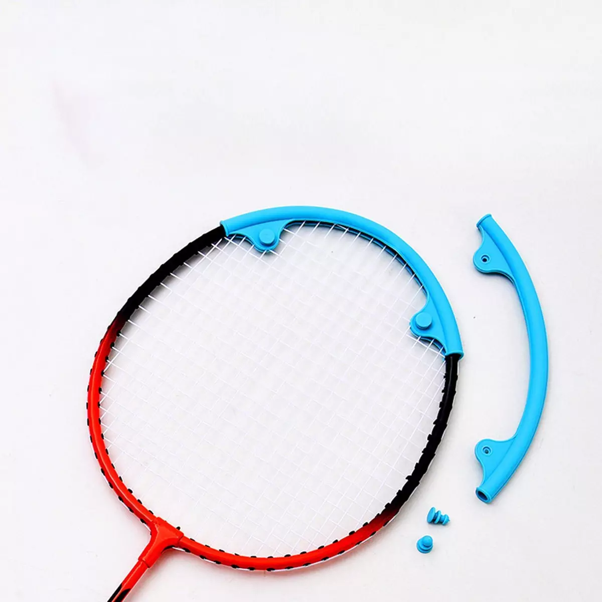 2 Pieces Badminton Racket Head Sleeve Silicone Badminton