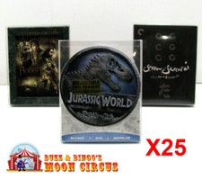 25x BLU-RAY 4K UHD MOVIE - OVERSIZED BOX SET SIZE B4O C - CLEAR PROTECTIVE BOX