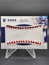 2020 Absolute Baseball Material Signatures /149 Tyrone Taylor Rookie Auto Brewer