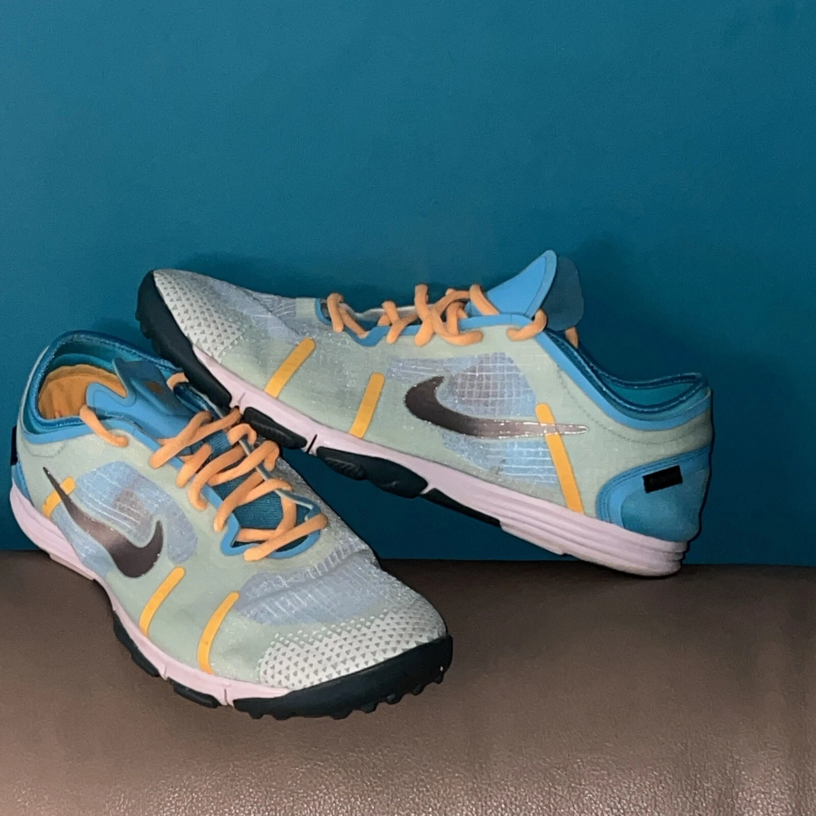 Scarpe da corsa NIKE da donna 10 Lunar Element giallo verde acqua 615743 300