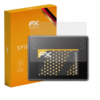 atFoliX 2x Displayfolie für Huion H430P Schutzfolie matt&stoßfest Folie