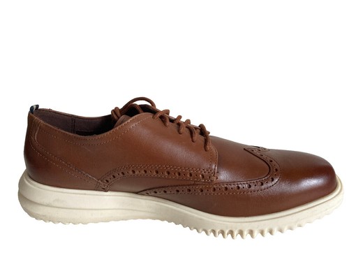 RETAILS $180 COLE HAAN ZERO GRAND WINGTIP OXFORD MENS LEATHER GOLF