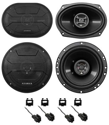 Hifonics Front+Rear Speaker Replacement Kit For 2003-2005 Dodge Ram 2500/3500