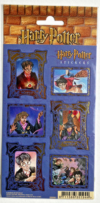 VINTAGE Harry Potter Sorcerer's Philosopher's Stone Holland Stickers 2001 RARE