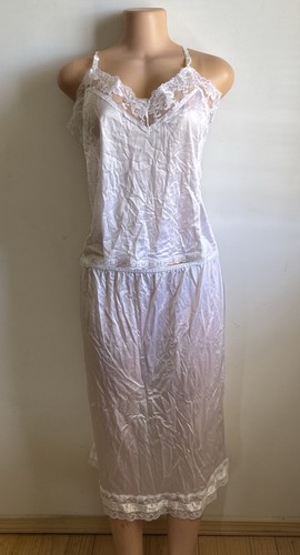 Vintage Made In The USA Mel Lin Lingerie Size XXL Camisole And Half Slip