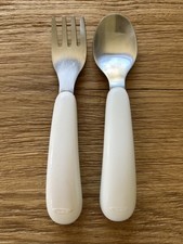 OXO Good Grips Toddler Fork and Spoon Set Dishwasher Safe