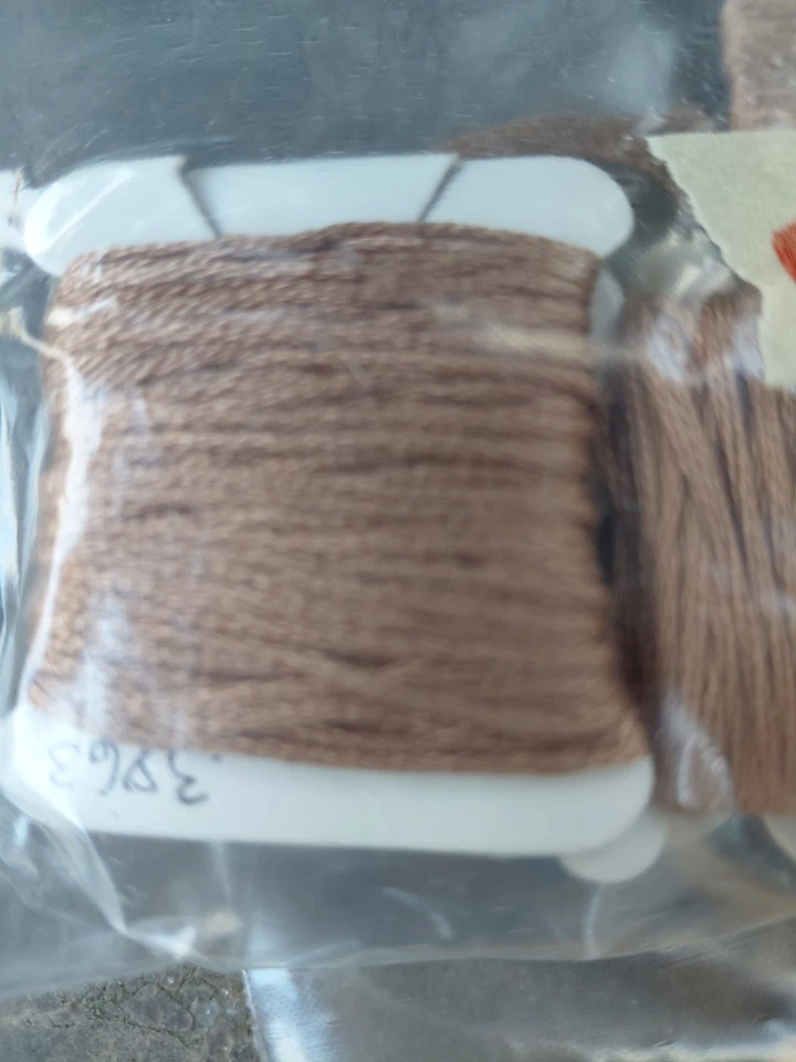 Lot of 150 DMC Embroidery Cross Stitch Floss Thread on Bobbins 3000 3800 - Image 3 of 4