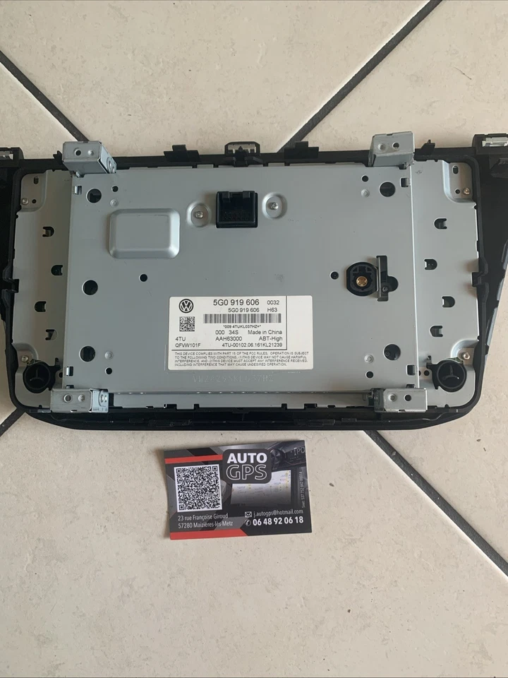 Autoradio Volkswagen Golf VII 5G0919606 - Photo 3/4