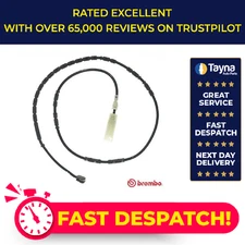 Brake Pad Wear Indicator Sensor fits BMW 335 3.0 Rear 10 to 13 Warning Contact