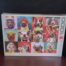Eurographics Funny Dogs 1000-Piece Animals Jigsaw Puzzle, Interlocking, 2020