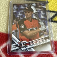 Corey Seager 2017 Topps Update SP VARIATION Card #US110, Texas Rangers