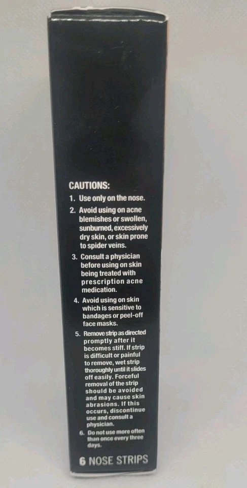 Biore Oil Control Charcoal Deep Cleansing Pore 6 Nose Strips. Free Shipping - Image 3 of 3