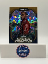 Lewis Hamilton 2025 Topps Chrome Sapphire F1 Gold Refractor #SD-2