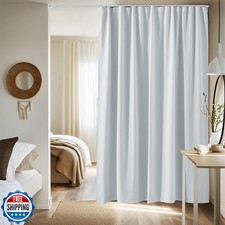 NICETOWN Room Divider Curtain Set with Ceiling Track, Room Darkni
