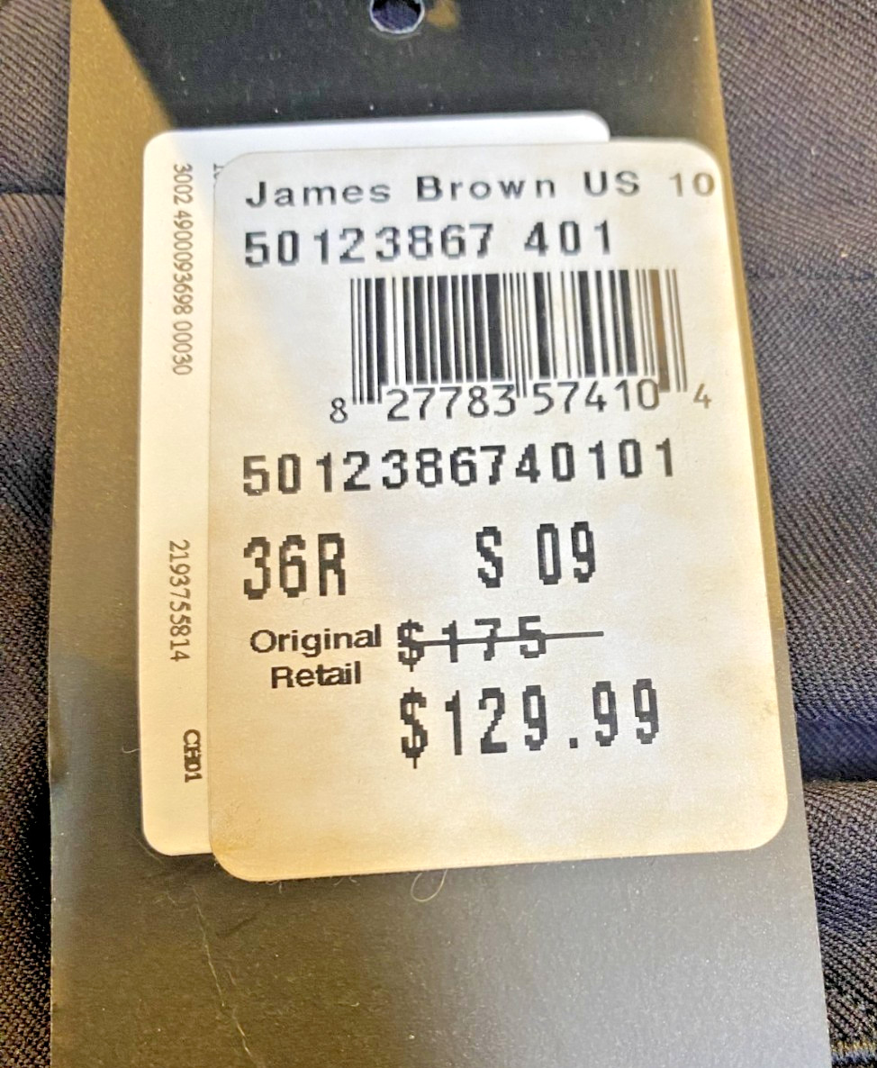 Hugo Boss BOSS James Brown Black Wool Dress Slacks 36R NEW Unhemmed thumbnail 9