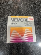 NEW MEMOREX 2S/2D Flexible Floppy Disks 5-1/4", 10 Pack, Factory Sealed