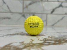 Vintage PING Promotional Multicolor Golf Ball Yellow Orange