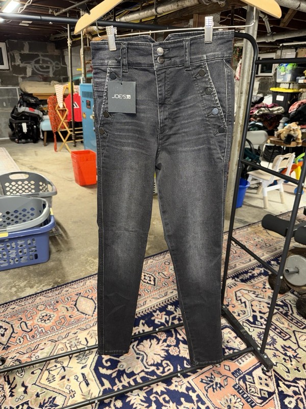 Joe’s Jeans NWT Georgia High Rise Size 26 W’s Black Skinny Paige Retail $198