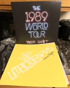 ミュージシャン Taylor Swift 1989 World Tour VIP Litho Official
