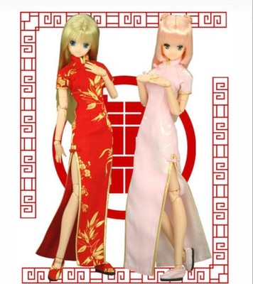 Azone 1/6 Pretty Piao Liang Chinese Clothes Set Pretty Peach China Dress #2d853d