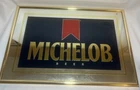 Michelob Beer Mirror Sign Man Cave 25" x 17" Vintage 1990's