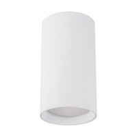 Deckenleuchte Deckenspot Weiß GU10 Ø 5,5 Cm H: 10 Cm Zylinder Metall Aufputz