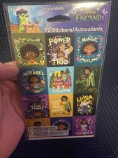 Encanto Stickers. Disney. 72 Stickers. 2 Designs. Brand New.