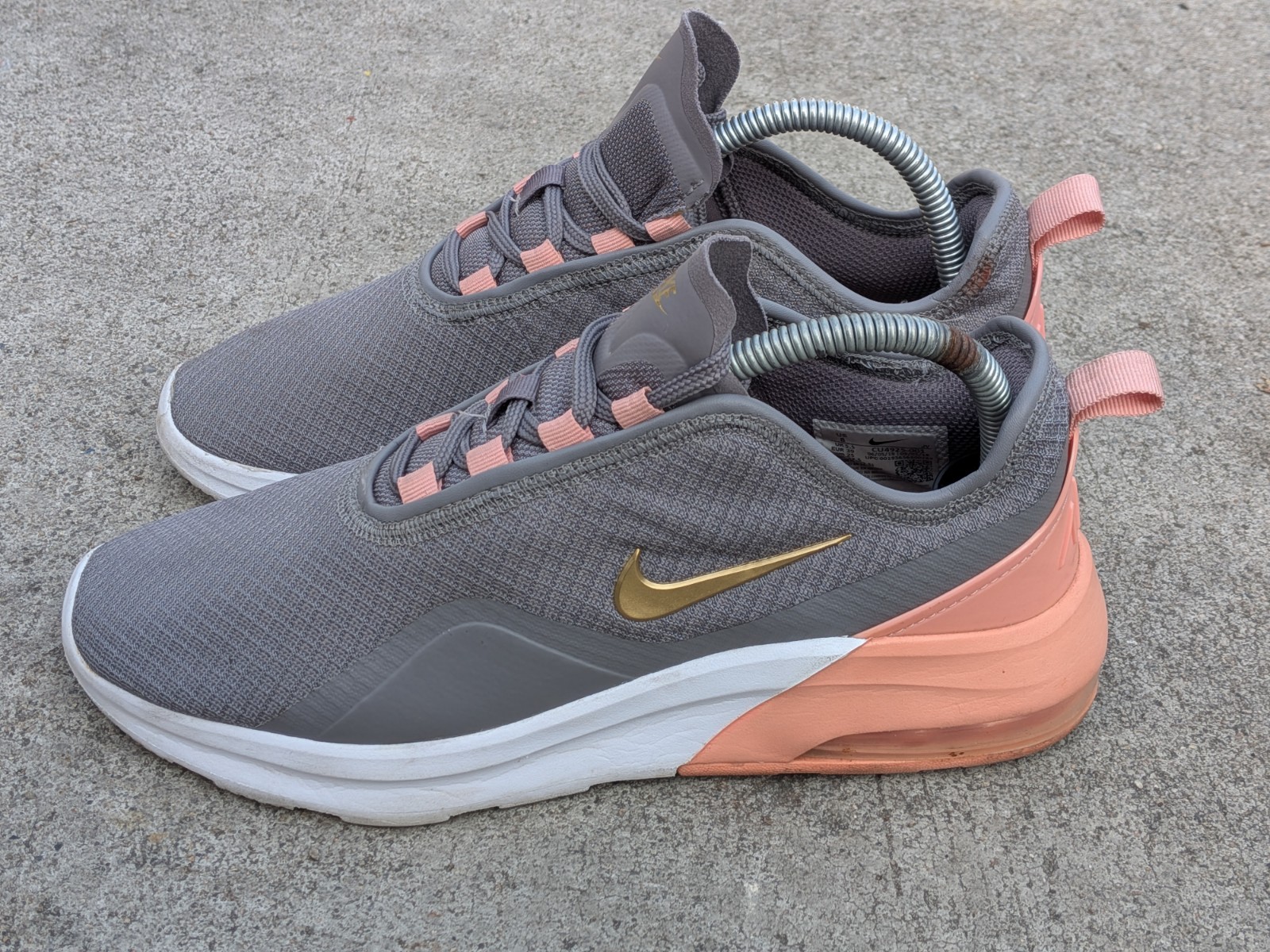 Nike Air Max Motion 2 Pink/Gray Athletic Shoes Women's Size 8 US (CU4925-001)