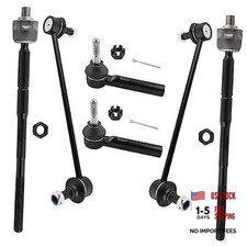 6pcs Front Sway Bars Inner Outer Tie Rods Fit for Dodge Journey 2009 2010