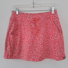 Title Nine Skort Size Small Polka Dot Print Pull On Active Outdoor Red Pink