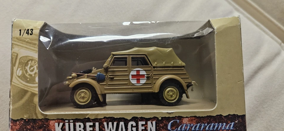 Volkswagen Kubelwagen Tipo 82 Escala 1/43 Modelo Cararama Artículo #95002 Foto 3 de 3